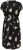 Kaffe Curve Jenna Vestido Preto/Brown Flower estampado - Vestidos - 