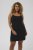 Kaffe Curve Jena De alças Vestido Preto profundo - Vestidos - 