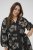 Kaffe Curve Kimmie Dress Black Chalk Embroidery - Vestidos midi - 