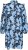 Kaffe Curve Sasja Vestido Blue Snake Flower - Vestidos - 