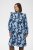 Kaffe Curve Sasja Vestido Blue Snake Flower - Vestidos - 