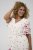 Kaffe Curve Rosa Mini Dress White Rose Border Flower - Vestidos mini - 