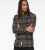 D555 Destin Checked Long Sleeve Shirt Black/Tan Check - Camisas de manga comprida - 