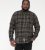 D555 Destin Checked Long Sleeve Shirt Black/Tan Check - Camisas de manga comprida - 