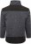 Kam jeans KV133 Twisted Marl Fleece Jacket Black - Casacos - Casacos Homem Tamanhos Grandes