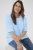 Kaffe Curve Minia Pullover Powder Blue Melange - Camisolas de malha - 