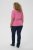Kaffe Curve Minia Pullover Pink Power Melange - Camisolas de malha - 