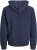 Jack & Jones College Logo Hoodie Navy - Sweatshirts & hoodies - Sweatshirt & Camisolas com Capuz tamanhos grandes