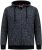 Duke Fareham Bonded Sherpa Lining Knitted Hoodie Grey - Sweatshirts & hoodies - Sweatshirt & Camisolas com Capuz tamanhos grandes