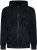 Kam Jeans 7082 Garment DYE with Zipper Hoodie Black - Sweatshirts & hoodies - Sweatshirt & Camisolas com Capuz tamanhos grandes