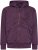 Kam Jeans 7082 Garment DYE with Zipper Hoodie Purple - Sweatshirts & hoodies - Sweatshirt & Camisolas com Capuz tamanhos grandes