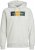 Jack & Jones Codyy Hoodie White - Sweatshirts & hoodies - Sweatshirt & Camisolas com Capuz tamanhos grandes