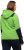 Ulla Popken Contrast Inserts Sweater Knit Hoodie Light Green - Sweatshirts & hoodies - 