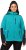 Ulla Popken Contrast Inserts Sweater Knit Hoodie Aquamarine - Sweatshirts & hoodies - 