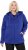 Ulla Popken Sweater Knit Fleece Hoodie Capri Blue - Sweatshirts & hoodies - 