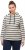Ulla Popken Stripe Print Loungewear Hoodie Chalk - Sweatshirts & hoodies - 