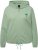 Ulla Popken Drawstring Hem Zip-Up Hoodie Light Green - Sweatshirts & hoodies - 