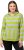 Ulla Popken Mixed Stripe Long Sleeve Hoodie Apple Green - Sweatshirts & hoodies - 