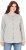 Ulla Popken Cable Knit Long Sleeve Hoodie Light Grey Melange - Sweatshirts & hoodies - 