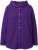 Ulla Popken Cable Knit Long Sleeve Hoodie Deep Violet - Sweatshirts & hoodies - 