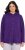 Ulla Popken Cable Knit Long Sleeve Hoodie Deep Violet - Sweatshirts & hoodies - 