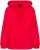 Ulla Popken Plunge Neck Long Sleeve Hoodie Salsa Red - Sweatshirts & hoodies - 