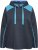Ulla Popken Waffle Pique Contrast Color Hoodie Navy - Sweatshirts & hoodies - 