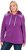 Ulla Popken Waffle Pique Contrast Color Hoodie Dark Purple - Sweatshirts & hoodies - 