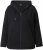 Ulla Popken Eyelet Embroidered Zip-Up Hoodie Black - Sweatshirts & hoodies - 