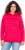 Ulla Popken Oversized Striped Long Sleeve Hoodie Lychee - Sweatshirts & hoodies - 
