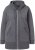 Ulla Popken Decorative Seam Zip-Up Hoodie Graphite Grey - Sweatshirts & hoodies - 