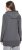 Ulla Popken Decorative Seam Zip-Up Hoodie Graphite Grey - Sweatshirts & hoodies - 