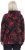 Ulla Popken Fleece Flower Print Zip-Up Hoodie Black - Sweatshirts & hoodies - 