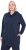 Ulla Popken Contrast Piping Zip-Up Hoodie Navy - Sweatshirts & hoodies - 