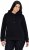 Ulla Popken Relaxed Fit Long Sleeve Hoodie Black - Sweatshirts & hoodies - 