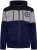 Kam Jeans 7083 Zip Thru Cut & Saw Brooklyn Hoodie Jet Black - Sweatshirts & hoodies - Sweatshirt & Camisolas com Capuz tamanhos grandes