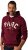 JP1880 Hoodie with Embroidery Aubergine - Sweatshirts & hoodies - Sweatshirt & Camisolas com Capuz tamanhos grandes