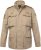JP1880 Field Jacket with Badges Vintage Look Dark Beige - Casacos - Casacos Homem Tamanhos Grandes