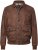 JP1880 Finest Goat Suede Leather Blouson Tobacco Brown - Casacos - Casacos Homem Tamanhos Grandes