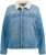 Ulla Popken Teddy Fleece Lined Denim Jacket Blue Denim - Jaquetas - 