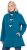 Ulla Popken HYPRAR Water-Repellent Softshell Jacket Teal - Jaquetas - 