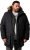 Men Plus Parka With Fur Hood Black - Casacos - Casacos Homem Tamanhos Grandes