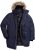 Men Plus Parka With Fur Hood Navy - Casacos - Casacos Homem Tamanhos Grandes