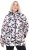 Ulla Popken HYPRAR Water-Repellent Allover Print Jacket Pale Beige - Jaquetas - 