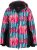 Ulla Popken HYPRAR Graphic Stripe Fully Lined Ski Jacket Teal - Jaquetas - 