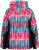 Ulla Popken HYPRAR Graphic Stripe Fully Lined Ski Jacket Teal - Jaquetas - 