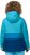 Ulla Popken HYPRAR Colorblock Fully Lined Ski Jacket Bright Turquoise - Jaquetas - 