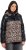 Ulla Popken HYPRAR Leopard And Leather Look Quilted Jacket Black - Jaquetas - 