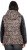 Ulla Popken HYPRAR Leopard And Leather Look Quilted Jacket Black - Jaquetas - 