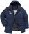 JAY-PI Warm Quilted Parka Dual Function, Wind and Water Repellant Navy - Casacos - Casacos Homem Tamanhos Grandes